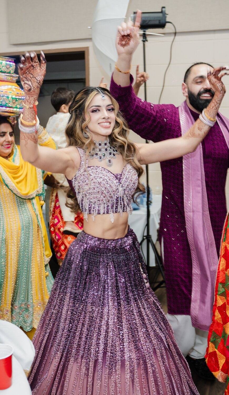 Priya Gill at her wedding